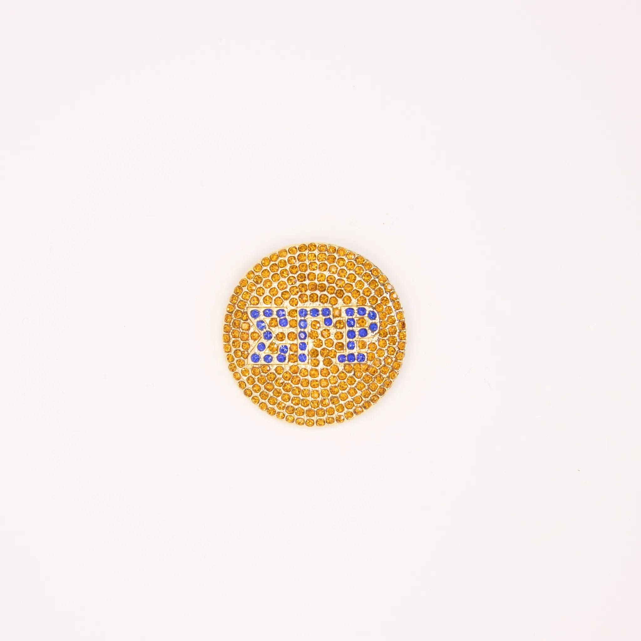 Circle Sigma Gamma Rho Bling Bling Pin - Diva Starr Boutique